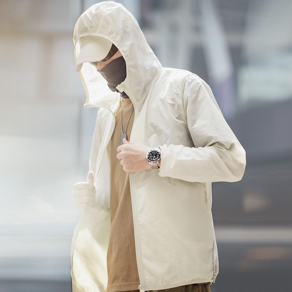 MADEN UPF 50+ ultraleichte Zip-Up-Sonnenschutzjacke