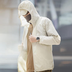 MADEN UPF 50+ ultraleichte Zip-Up-Sonnenschutzjacke
