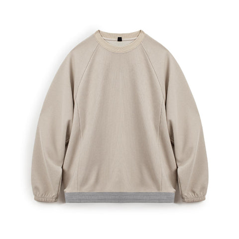 MADEN Retro Sweatshirt Heavyweight Long Sleeve for Fall